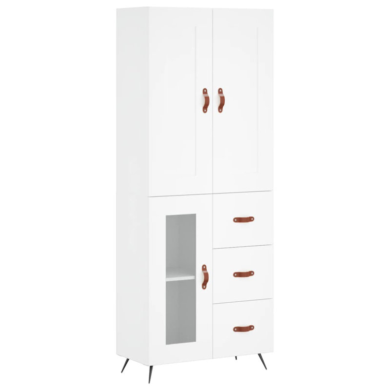 Gerti 69.5 cm W Highboard, White