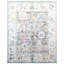 Hand Knotted Wool Area Rug in Silver
