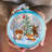 Large Glass Ornament 5.5'' Handmade Glass Animals Ball Ornament