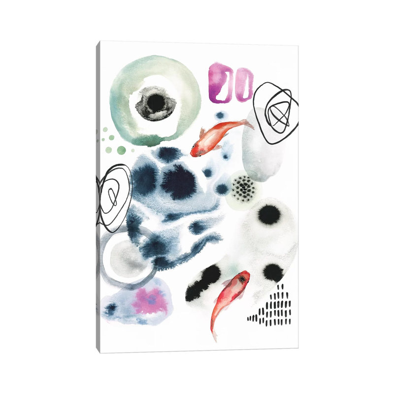 Koi I 1 Piece Wrapped Canvas Wall Art, 66.04 cm H x 45.72 cm W