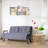 Metal Frame 2-Seat Sleeper Sofa With 14-Levels Adjustable Backrest-1019781878