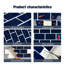 10Pcs Peel and Stick 1.2mm Wall Paneling-103520386