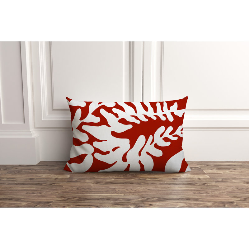 Housse et insert de coussin extérieur Garrison, Rouge