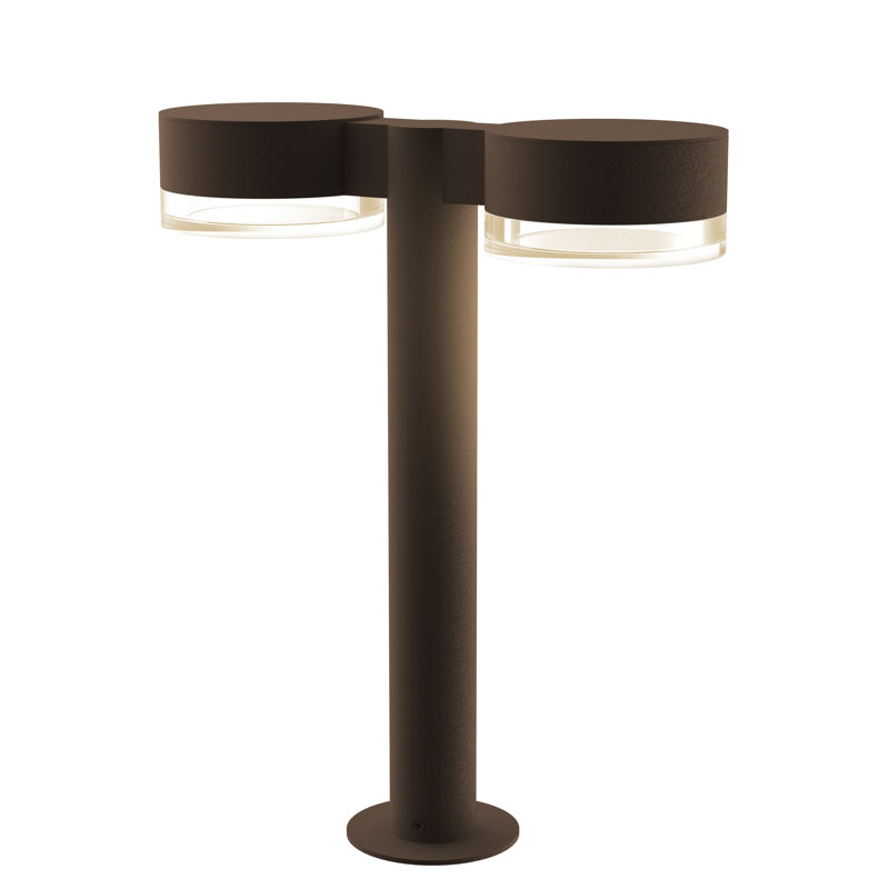 Borne d'éclairage à DEL Reals Line Voltage, Bronze, H 16 po x l 5 po x P 13,5 po