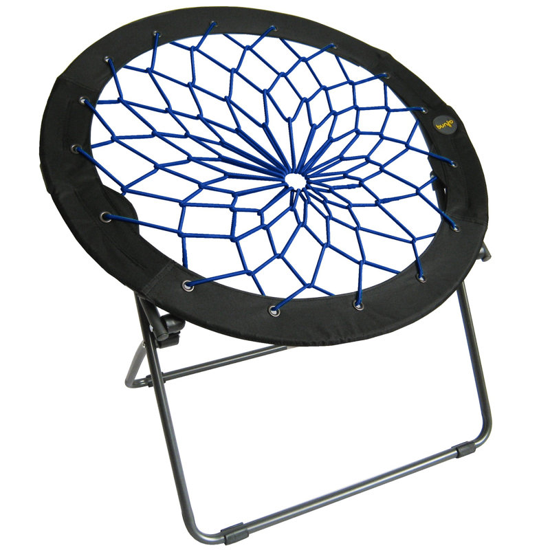 Fabric Padded Camping / Beach Folding Chair Folding Chair, Indigo 