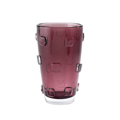 Ingot Vase-Plum-Sm