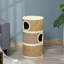 Arbre à chat en forme de tonneau pour petits chats d'intérieur