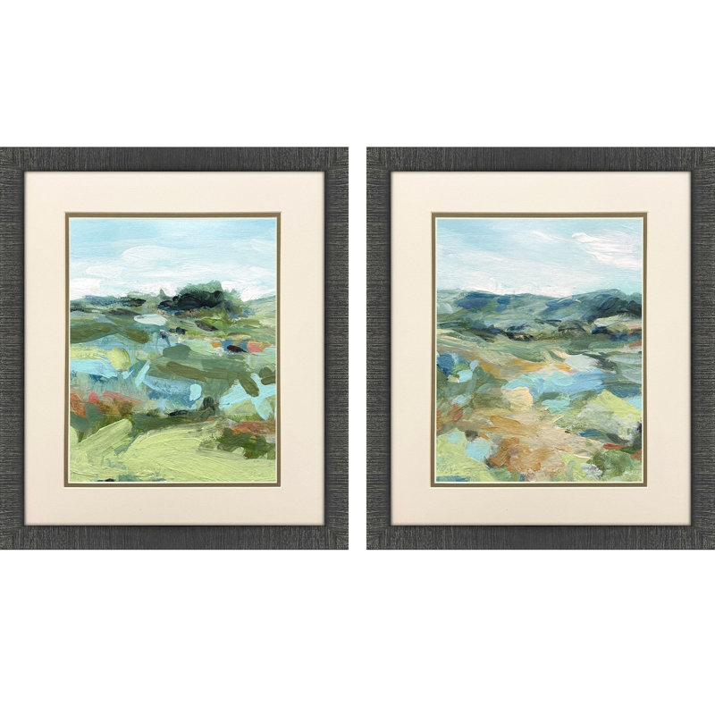 Abstract Landscape Framed Art