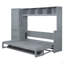 Lit escamotable double avec placard et tiroirs-1895652731-1895652730