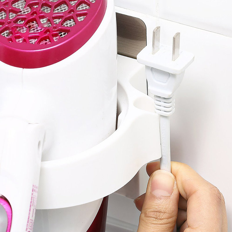 Support pour sèche-cheveux de salle de bain Raffertie