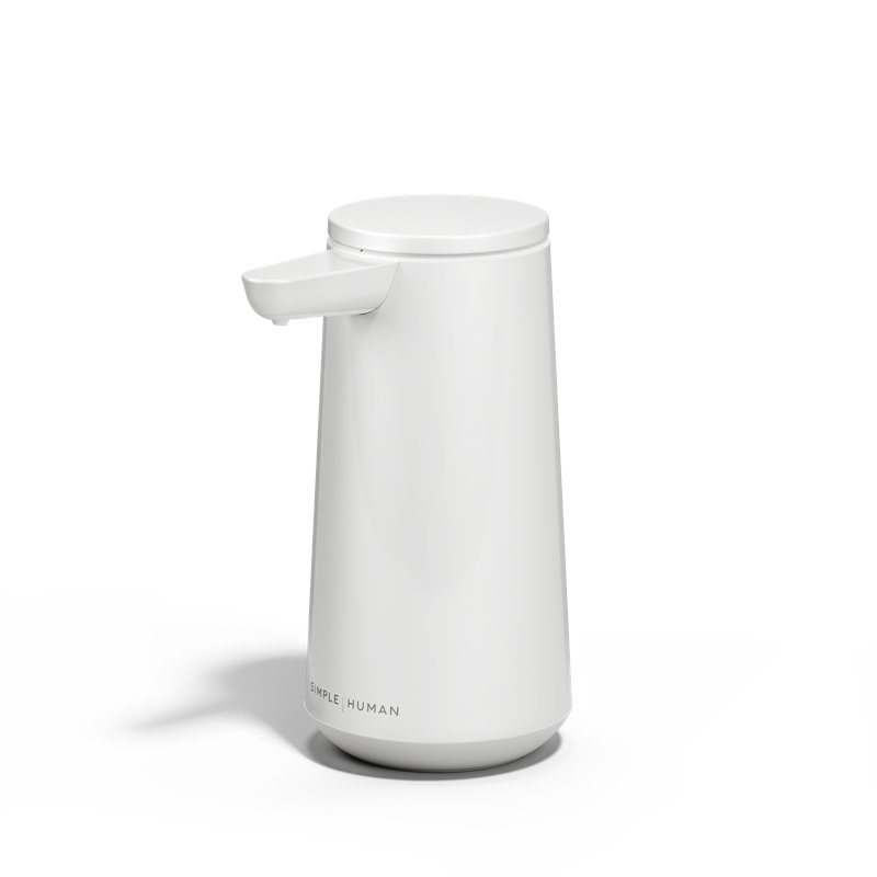 sensor pump foam, white steel, White