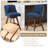  Counter Height Swivel Upholstered Bar Stools (Set of 6)-746823560