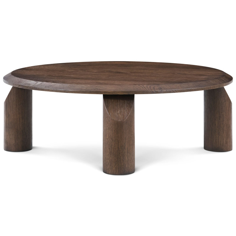 Vienna Cocktail Table, Brown, 16" H x 40.2" L x 40.2" W