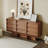 59" Buffet Cabinet with 9 Drawers, Wood Sideboard Large Console Table For Kitchen And Living Room
