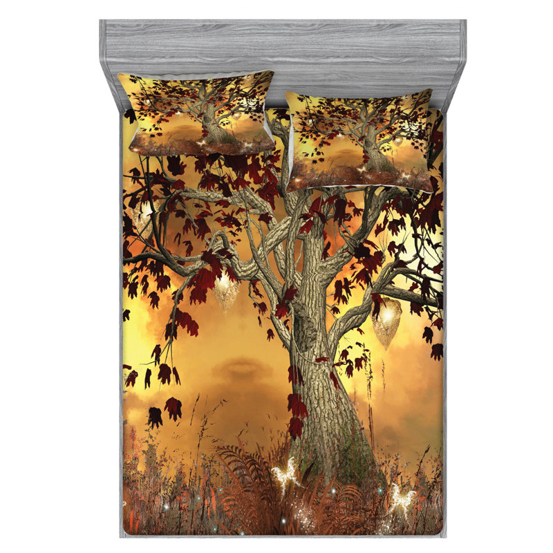 Microfiber Sheet Set, Full Sheet Set with Fitted Sheet
