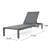 Gray Chaise - Mesh Material & Comfort With Breathable Seat