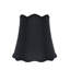 abat-jour cloche en Similisoie en soie de 15 po (araignée) de couleur noire
