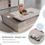 Bureau de direction en L 94,49 "luxueux et sophistiqué beige-975294263