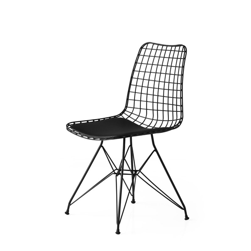 Ensemble de chaises (2 pièces), Noir, Noir