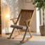 Chaise berçante moderne