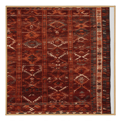Machine Washable Turkish Brown Area Rug
