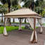 Pavillon de jardin en acier-129747520-129747524
