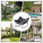 Clymer Steel Egg-shaped Royal Rocking Chair With Cushion-1714455387