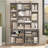 74.8'' H Storage Bookcase With 10 Open Shelves-797579571