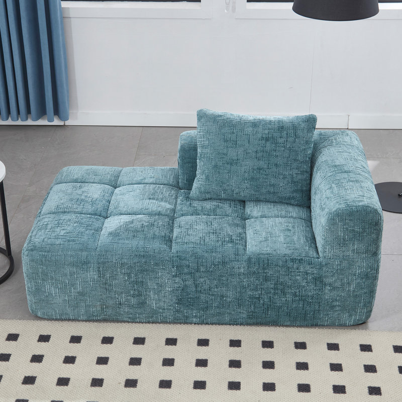Canapé en chenille United We Win, Bleu menthe