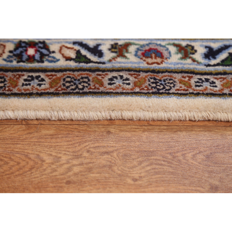 Tapis rétro en laine 8 x 11