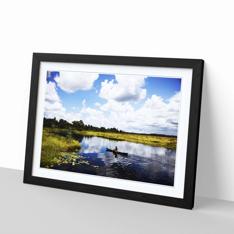 Single Picture Frame Print, Black