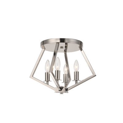 Plafonnier encastré 4 lumières 15 po Murice