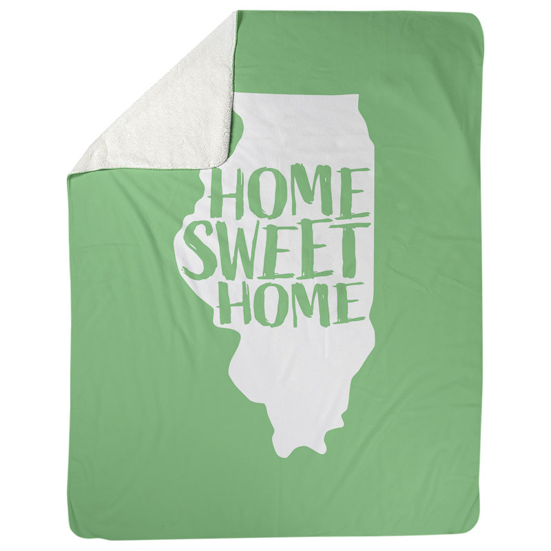 Couverture de polaire fort wayne indiana, 60 po x 80 po, Vert