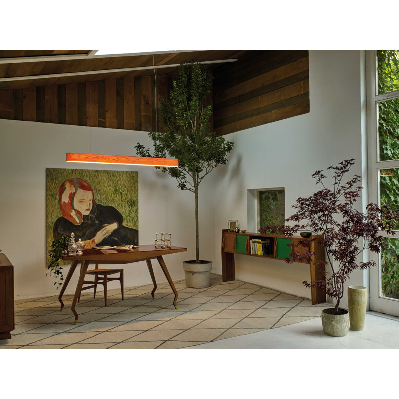 I-Club 5 - Light LED Pendant, 2700K, Natural Cherry