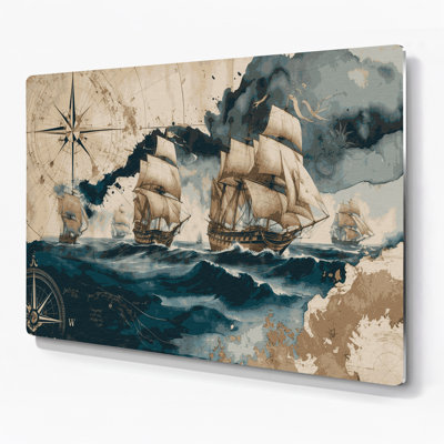 Art mural en métal nautique