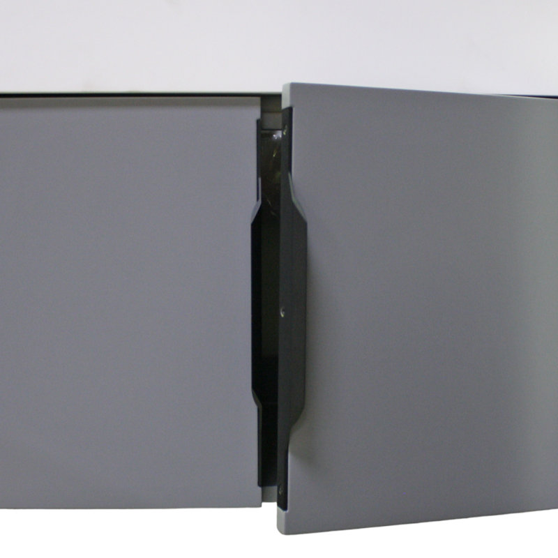 Modern Thin Metal Pull Handle - Single, Matte Black