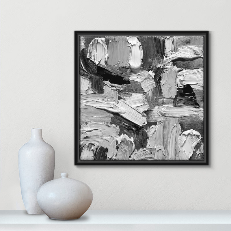 Abstract Wonder 1, Black Framed, 17.5" H x 17.5" W x 2" D