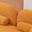Canapé confortable en chenille 3 pour la famille - ressorts de rebond élevés et fabrication moderne en tissu à base solide-456609087-456609085