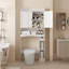 Rangement autoportant au-dessus de la toilette