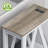 Huspon 24" End Table With Charging Station And Storage Shelf, Farmhouse Sofa Small Side Table With 2 USB Ports And 2 Power Outlets-2020792061