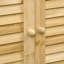 Armoire - Aménagez votre salle de bain et votre salon avec plusieurs portes à tablettes, le plancher naturel offre une option de rangement polyvalente pour