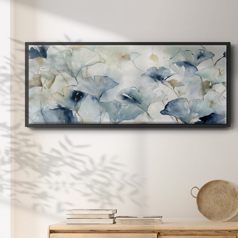 Glorious Gingko- Framed Canvas, 20" H x 50" W