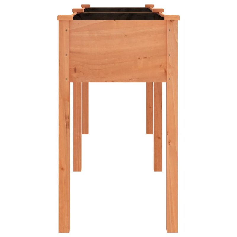 Otterson Wood Planter Box, Brown, 29.92" H x 63.39" W x 17.72" D