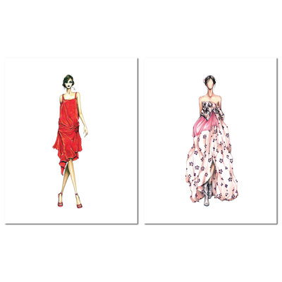 Portfolio 121 And 032 by Nancy Riegelman - 2 Piece Graphic Art