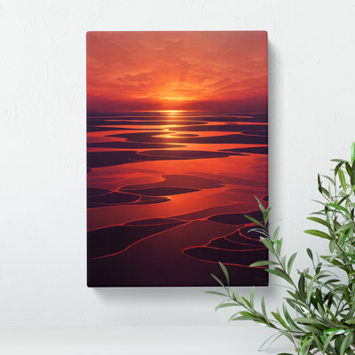 XC1022-1958X Epic Sunset - Wrapped Canvas Painting