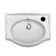Whitehaus Collection Isabella 11'' Rectangular Bathroom Sink with Overflow