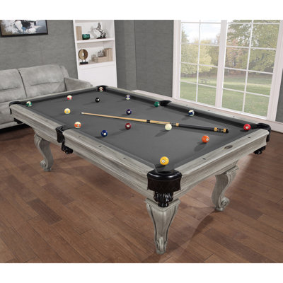 Resolute Pool Table with Classic Ram Horn Style Legs-Includes Professional Install ($1,000+ Value)