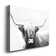 Highland Longhorn - Wrapped Canvas Painting