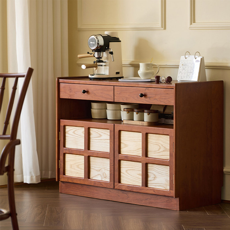 Modern simple side cabinet with storage function