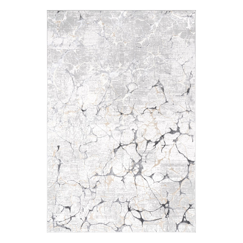 Joliee Abstract Indoor Rug, Rectangle 7'10" x 10'